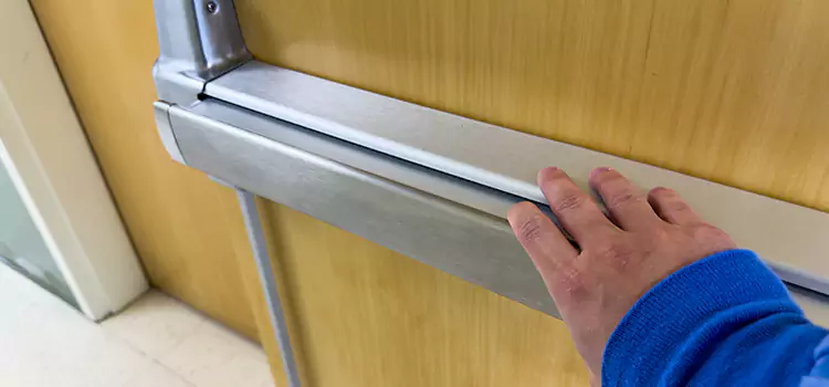 Installing a Push Bar on a Door Dodge City